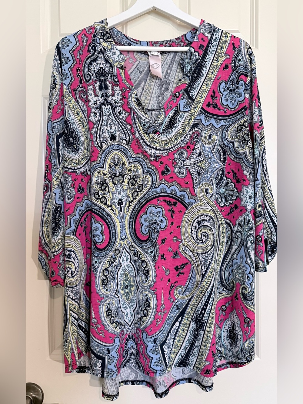 Women's Paisley V-Neck Tunic